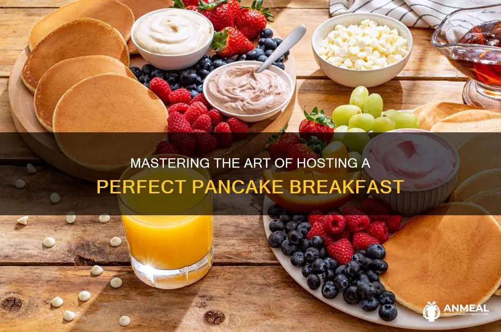 how to orgainze pancake breakfast