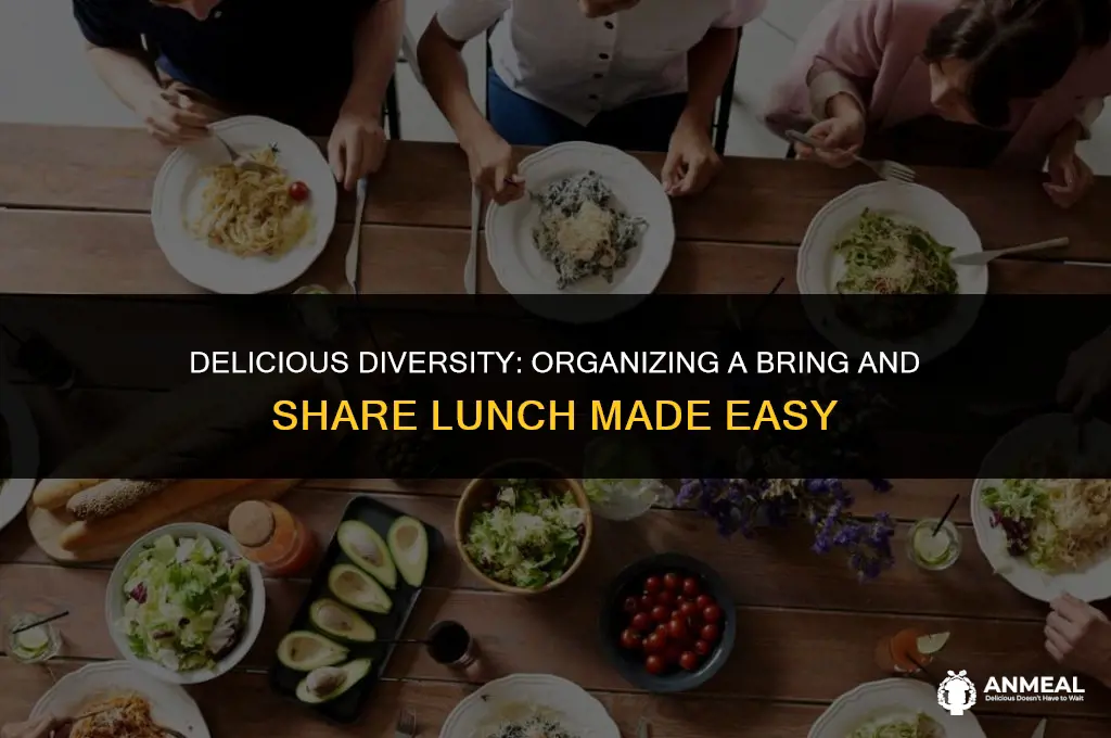 how to organise a bring and share lunch