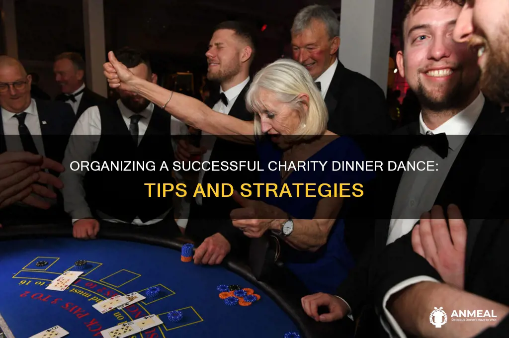 how to organise a charity dinner dance