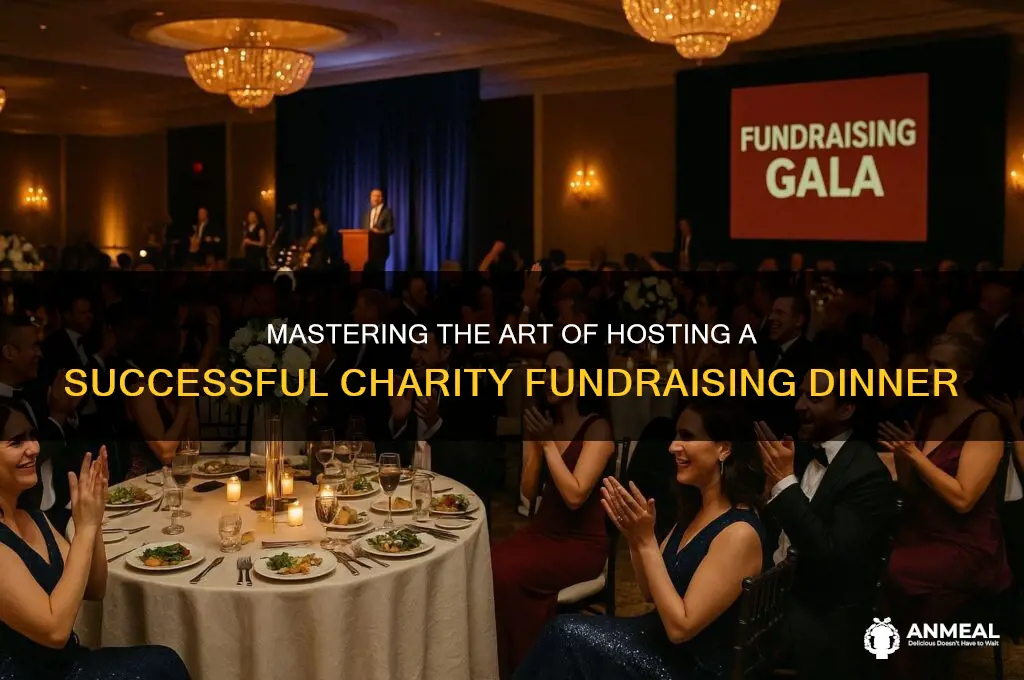 how to organise a charity fundraising dinner