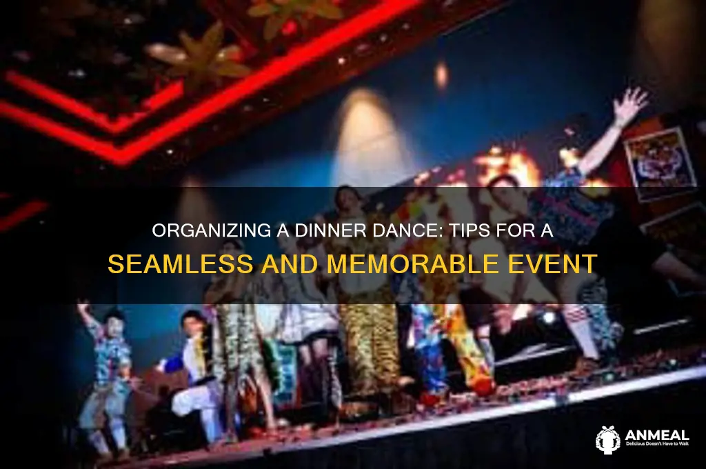 how to organise a dinner dance