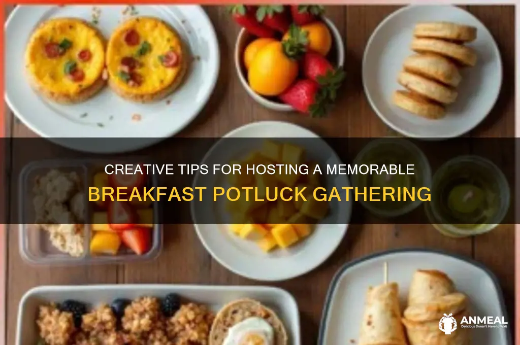 how to organize a breakfast potluck