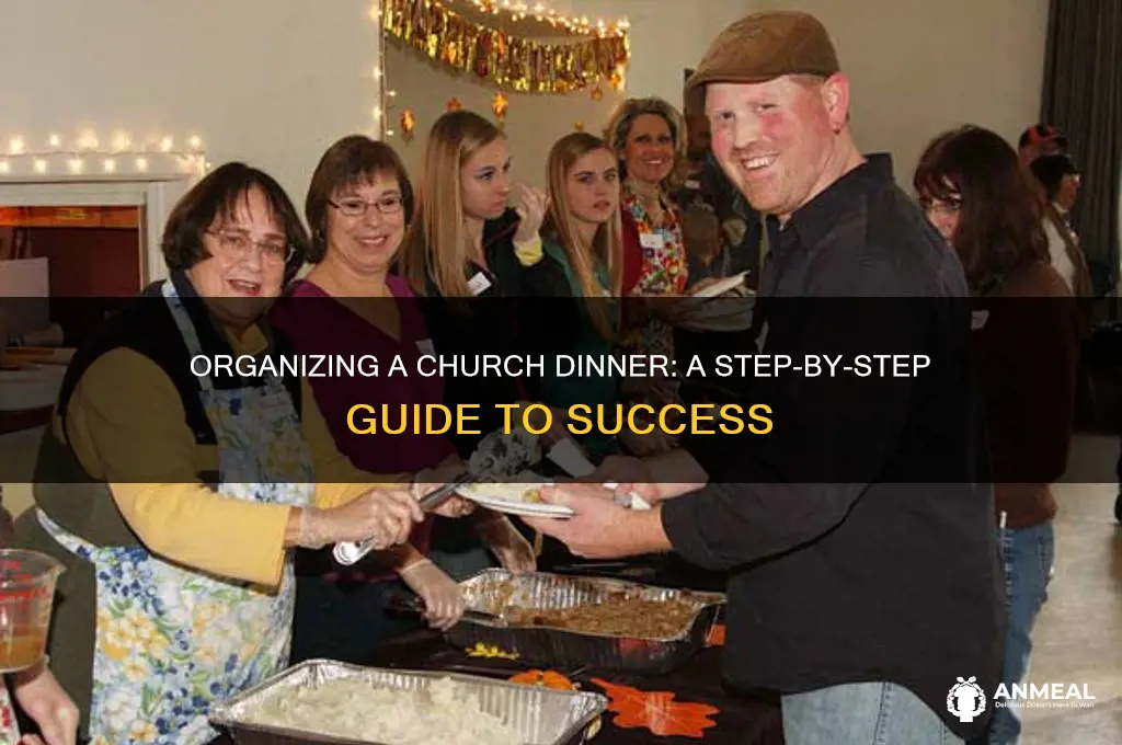 how to organize a church dinner