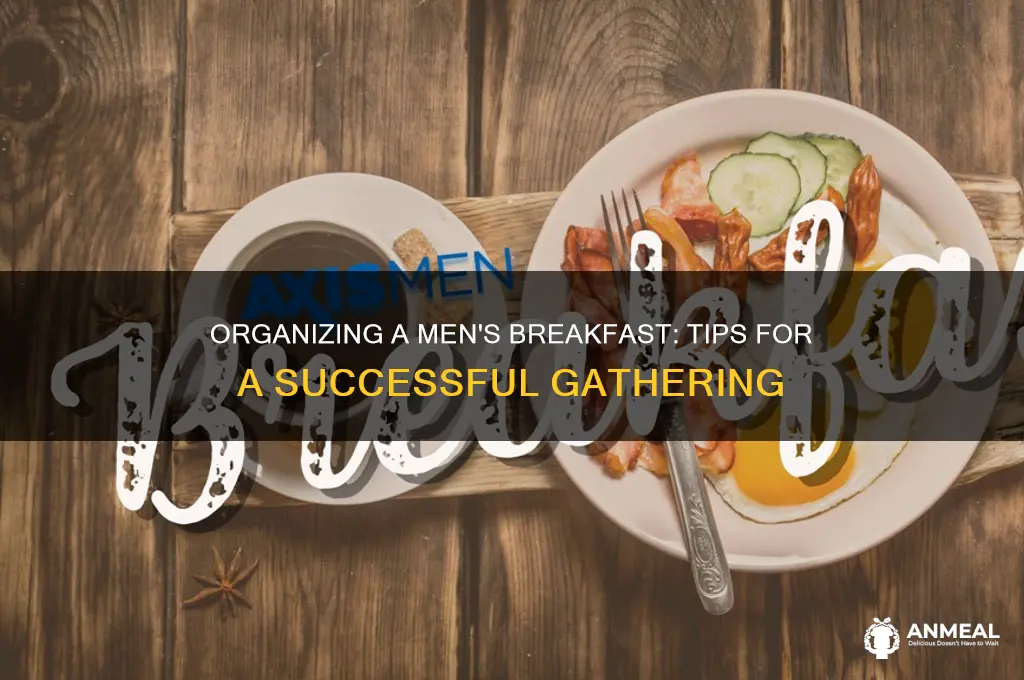 how to organize a men