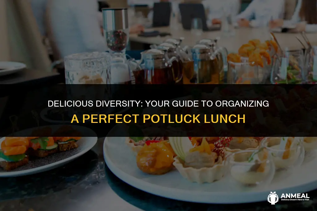 how to organize a potluck lunch