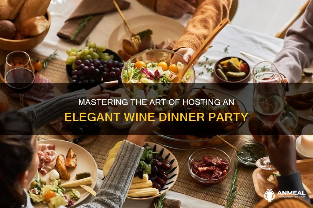 how to organize a wine dinner