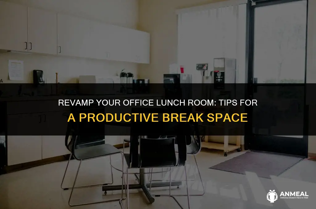 how to organize an office lunch room