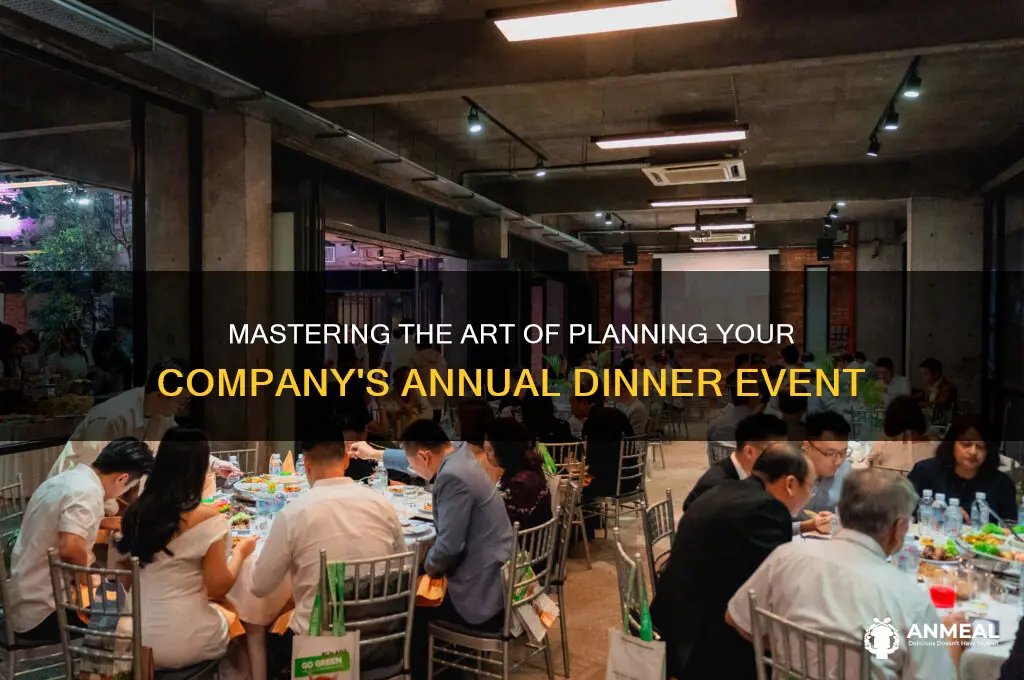 how to organize company annual dinner