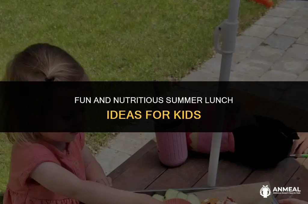 how to organize lunches for kids during summer