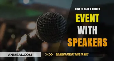 Mastering Dinner Event Flow: Timing Speakers for Seamless Engagement