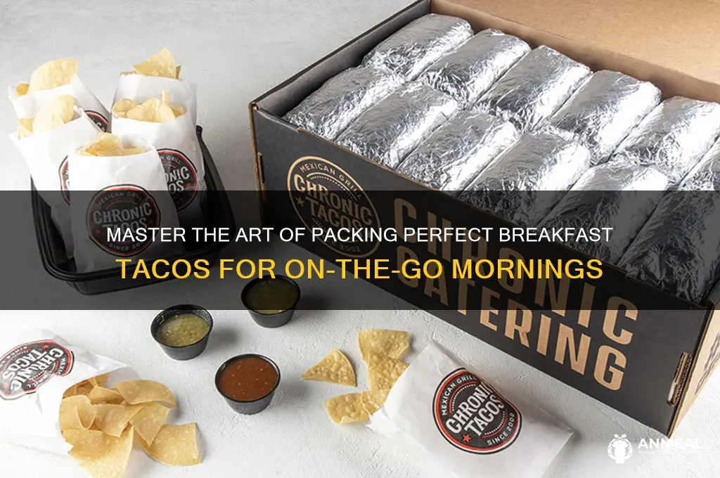 how to pack a breakfast taco