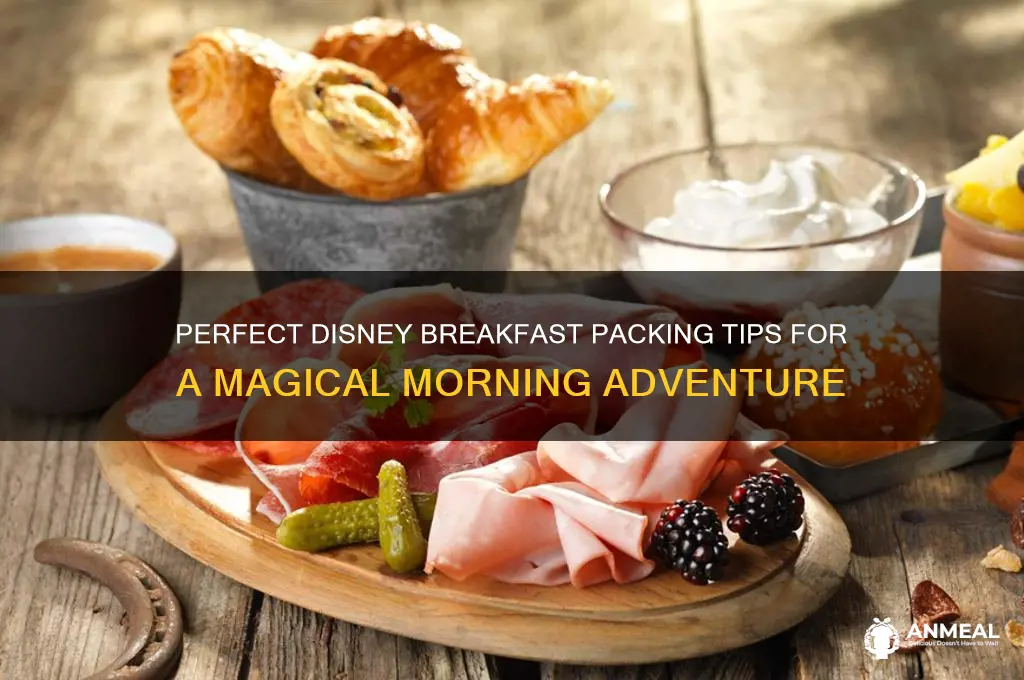 how to pack a disney breakfast