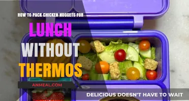 Easy Chicken Nugget Lunch Packing: No Thermos Needed!