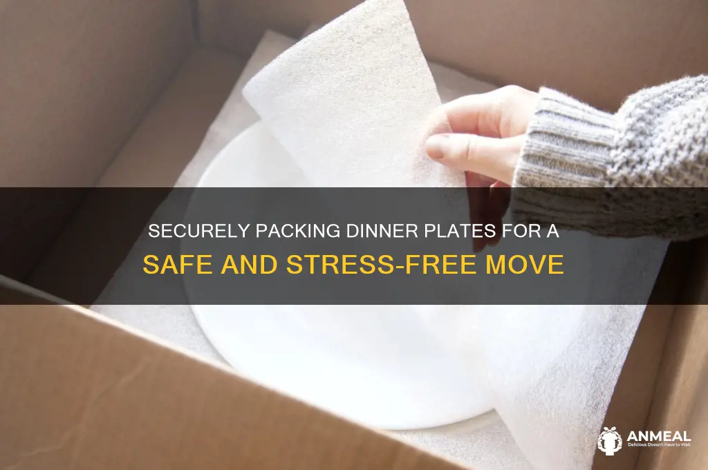 how to pack dinner plates for moving