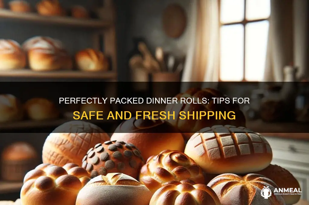 how to pack dinner rolls for shipping