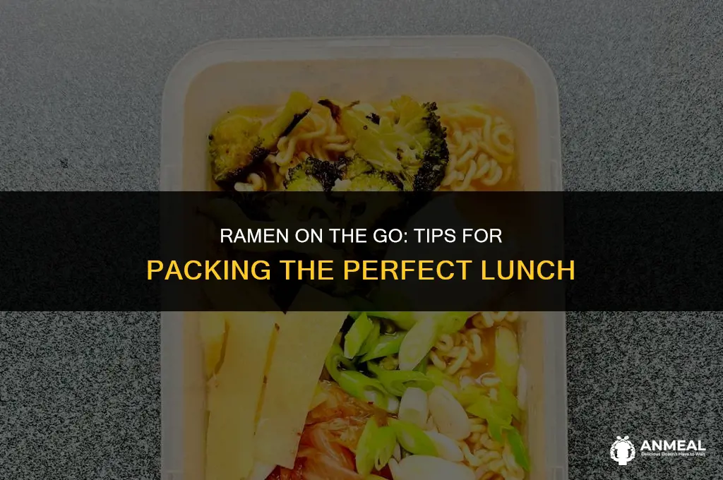 how to pack ramen for lunch