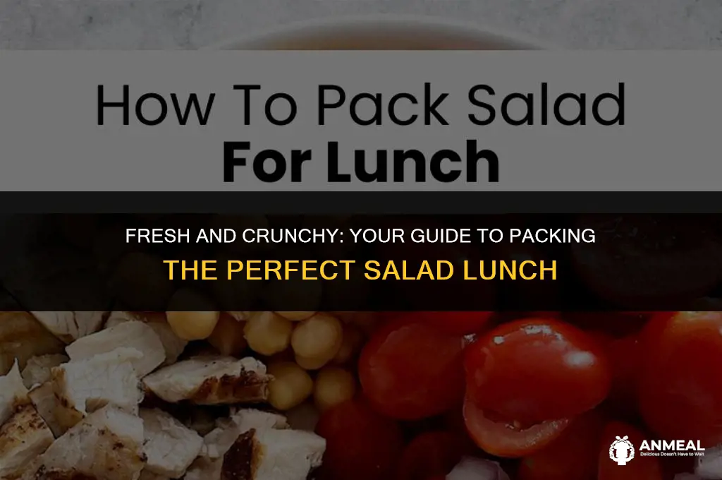how to pack salad for lunch