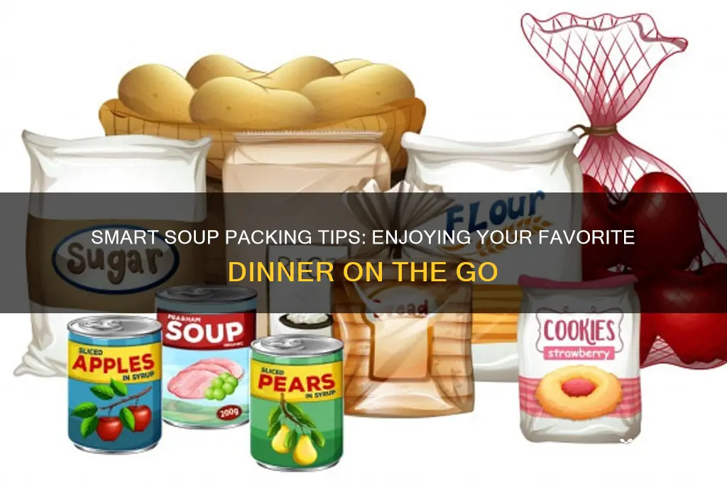 how to pack up soup to take as dinner