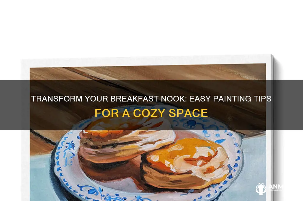 how to paint a breakfast nook