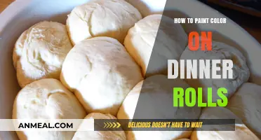 Creative Baking: Easy Techniques for Painting Color on Dinner Rolls