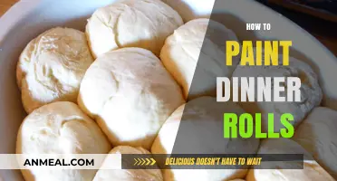 Creative Edible Art: Mastering the Technique to Paint Dinner Rolls