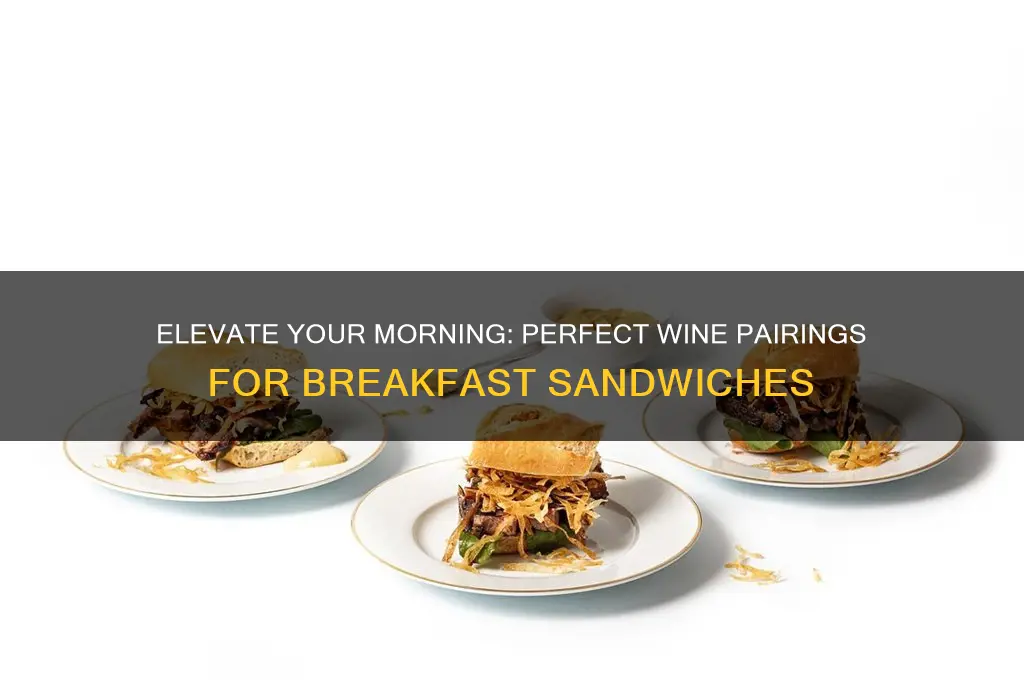 how to pair wine with breakfast sandwiches
