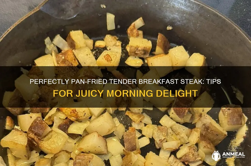 how to pan fry tender breakfast steak