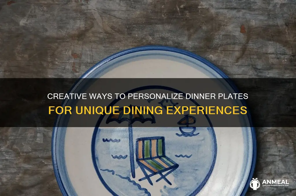 how to personalised dinner plates