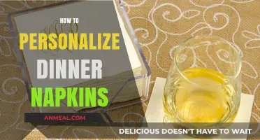 Creative Ways to Personalize Dinner Napkins for Special Occasions