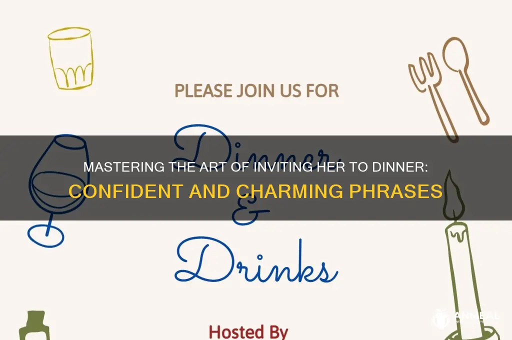 how to phrase asking a girl to dinner