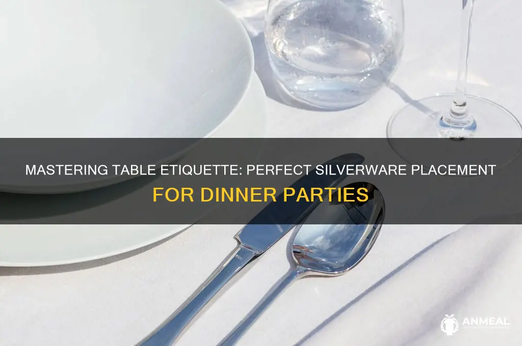 how to place silverware for dinner