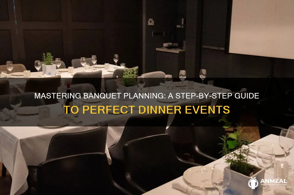 how to plan a banquet dinner