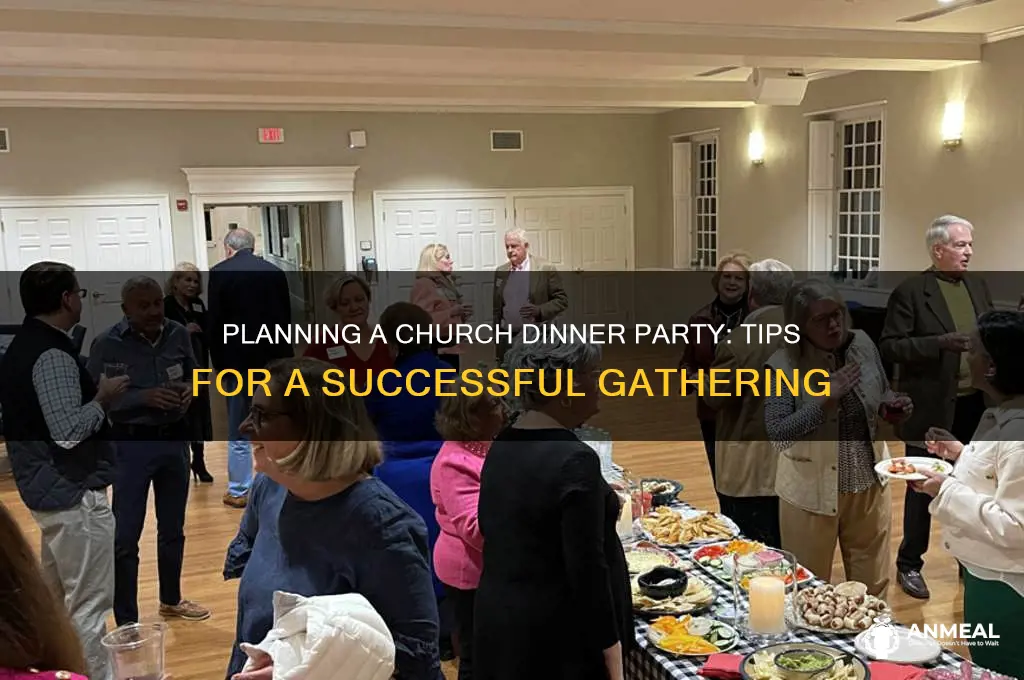 how to plan a church dinner party