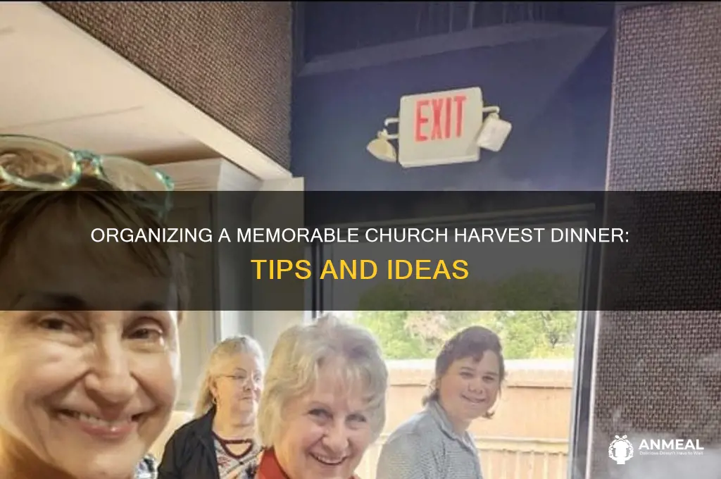 how to plan a church harvest dinner
