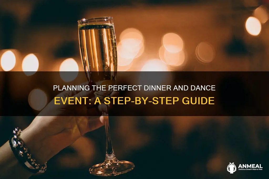 how to plan a dinner and dance event