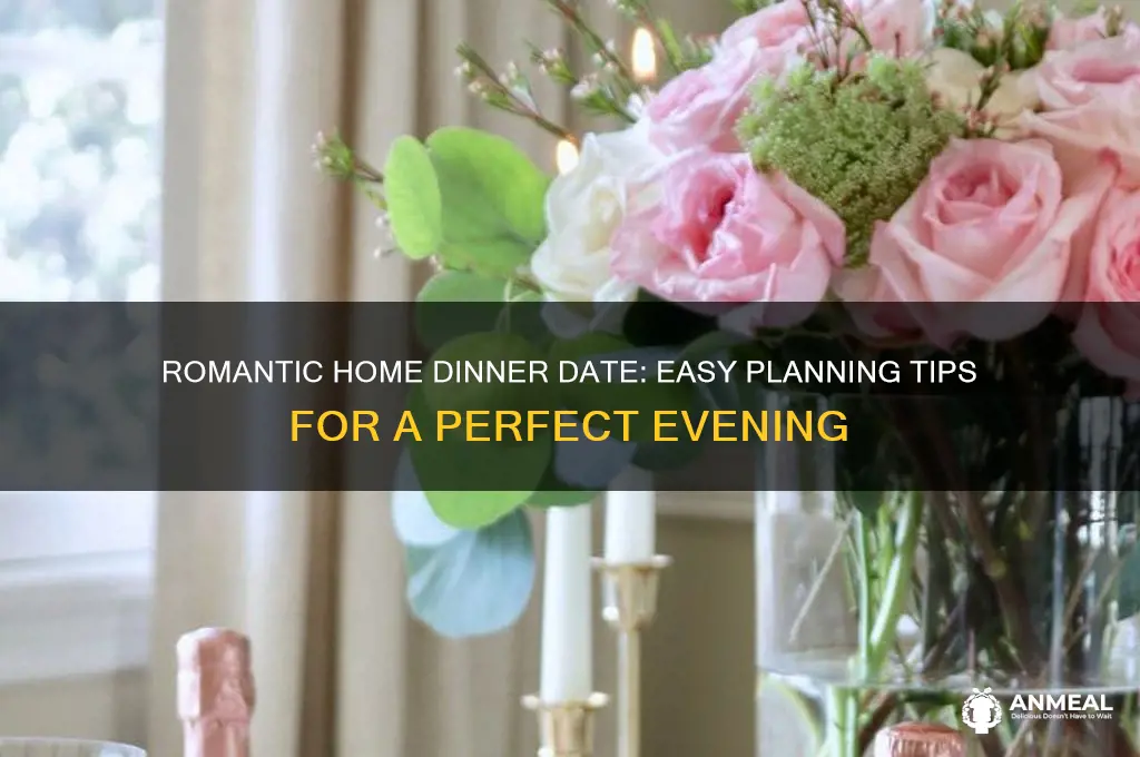 how to plan a dinner date at home