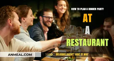 Effortless Restaurant Dinner Party Planning: Tips for a Memorable Gathering