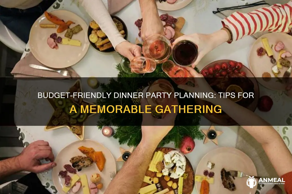 how to plan a dinner party on a budget