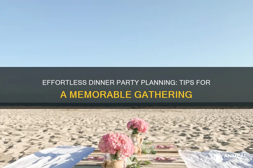 how to plan a dinner party