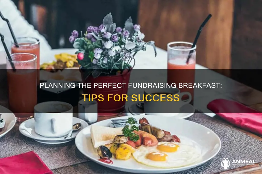 how to plan a fundraising breakfast