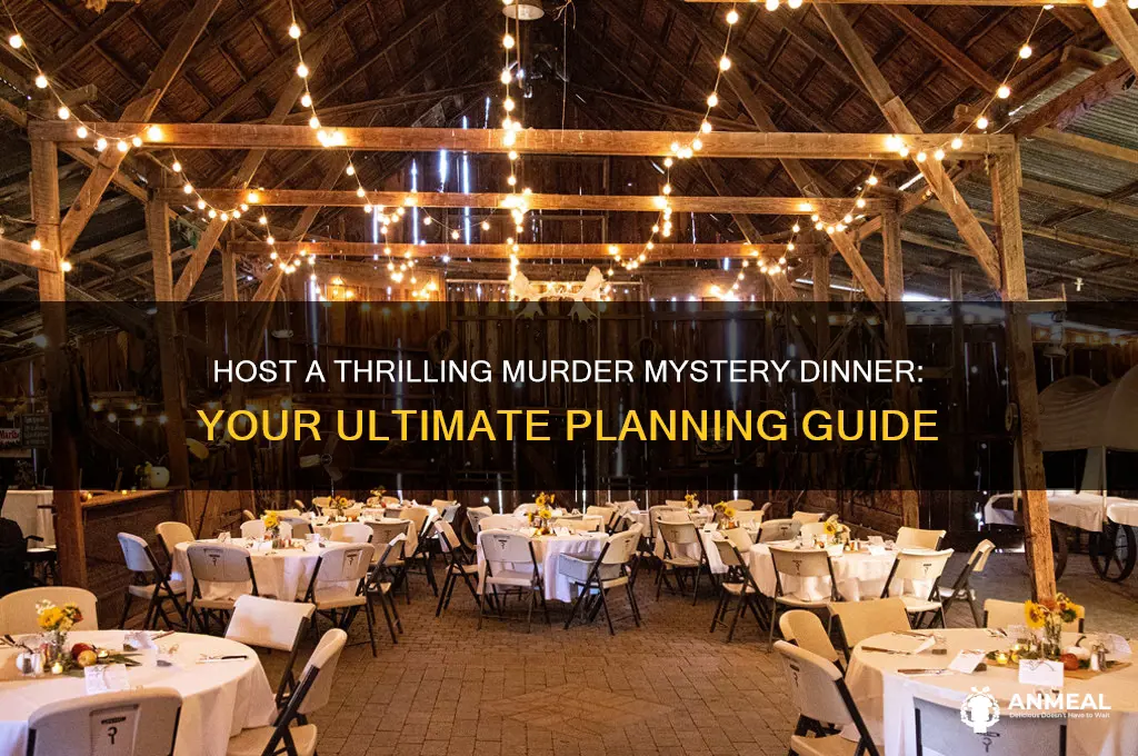 how to plan a murder mystery dinner at home