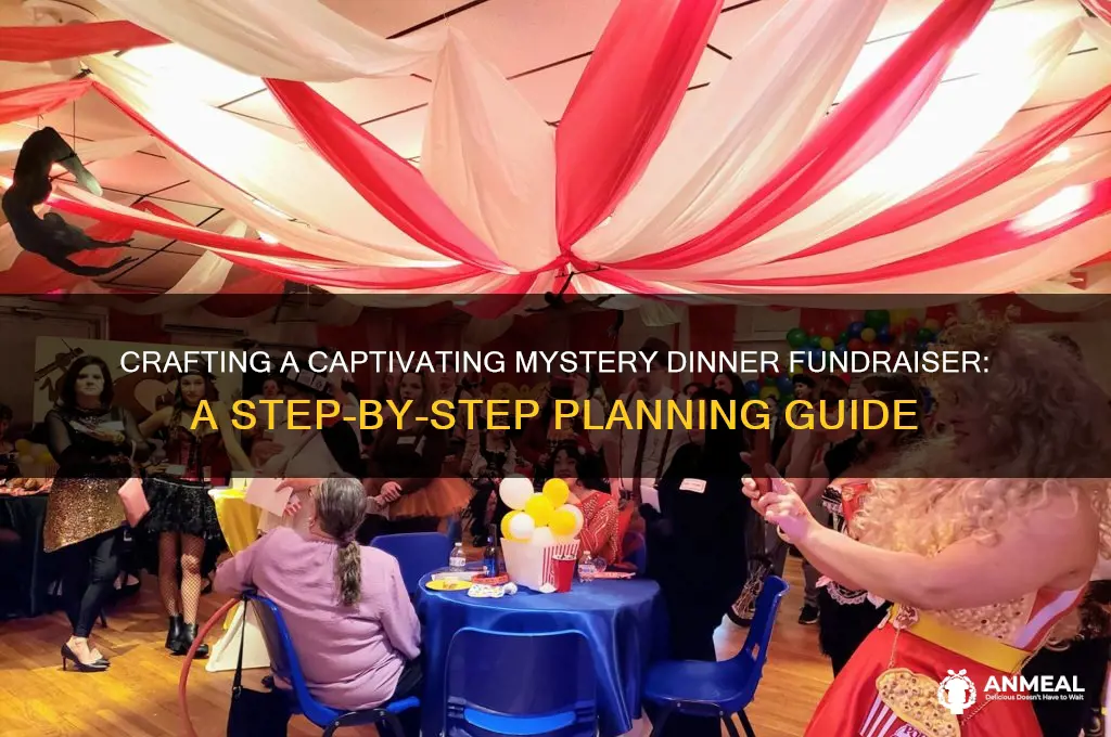 how to plan a mystery dinner fundraiser