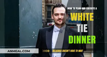 Mastering White Tie Elegance: Planning and Executing the Perfect Dinner