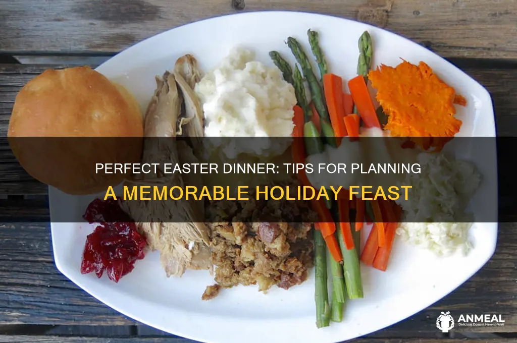 how to plan easter dinner
