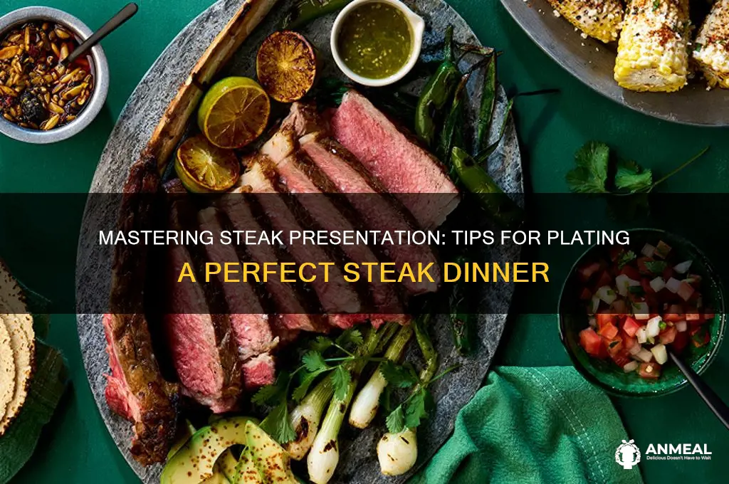 how to plate a steak dinner