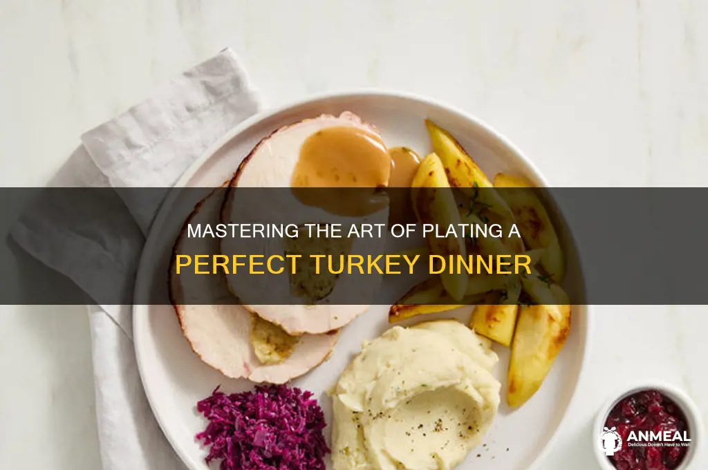 how to plate a turkey dinner