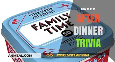 Engaging After-Dinner Trivia: Tips for Fun and Friendly Game Nights