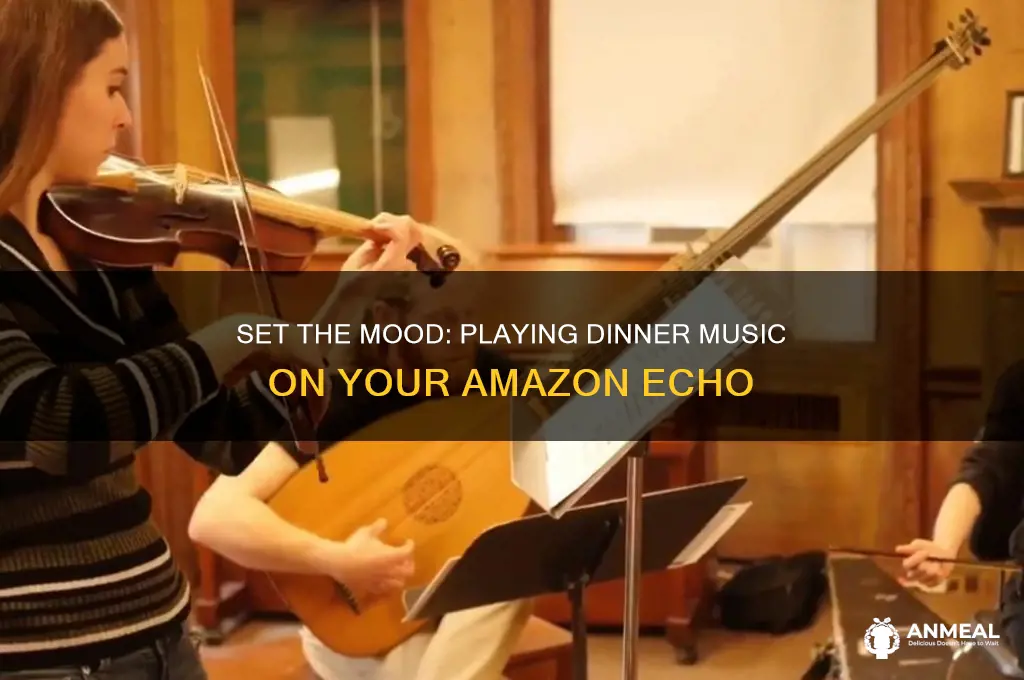 how to play dinner music on amazon echo