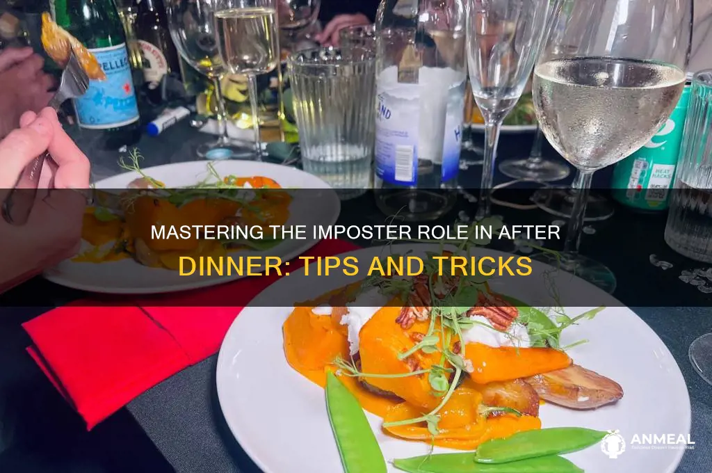 how to play imposter after dinner game
