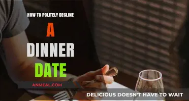 Gracefully Saying No: How to Decline a Dinner Date with Kindness